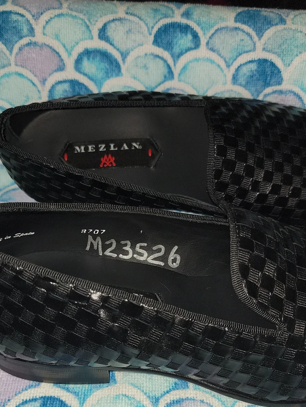 Mezlan Caba Loafers Black Men's Size 8M